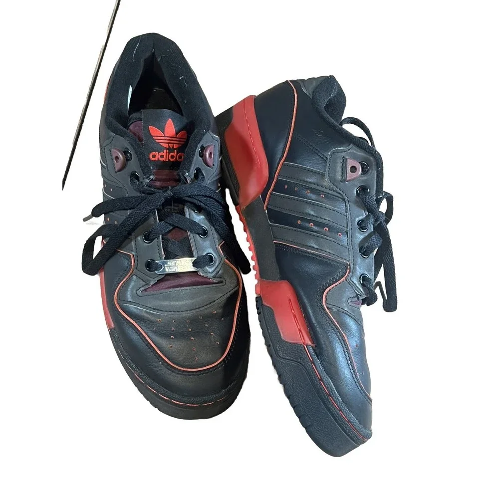 Adidas Rivalry Low x Star Wars Men's Shoes Sz 8‎ FV8036 Black Red